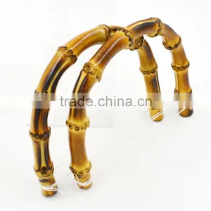 Wooden Handle Resin Handle Bag Part Wholesale China U Type Experiment Bamboo Handle thumbnail-1