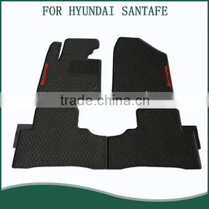 Easy Clean 4pcs Car Floor Mats For HYUNDAI SANTAFE thumbnail-1