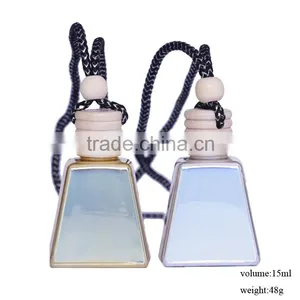 15ml Silver Perfume Bottle Pendant Suppliers With Screw Wood Cap thumbnail-3
