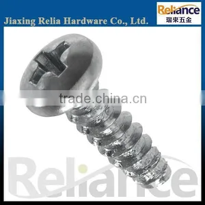 White Zinc Plated Phillips Pan Head Full Threaded Carbon Steel Machine Screw With Different Size Are Avaliable thumbnail-1
