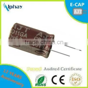 6.8uF 350v 10*20 8000H Long Life Electrolytic Capacitor thumbnail-1