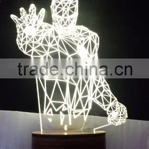 Acrylic Led Night Lights,coloured LED Night Light,acrylic Table Light thumbnail-1