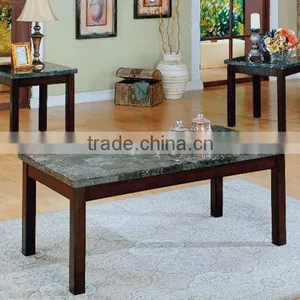 COCKTAIL AND END TABLE -3PKS / Cheaper Faux Marble Coffee Tables thumbnail-1