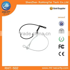 Double Loops Stainless Steel Lanyard,EAS Anti-theft Steel Lnayard 20CM Available thumbnail-1