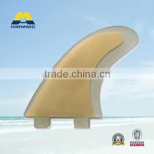 Yellow Bamboo Surfboard Fins thumbnail-1