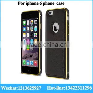 Genuine Leather Phone Case for Apple Iphone 5.5inch Phone Leather Case for Iphone With Metal Bumper Quality Choice thumbnail-4