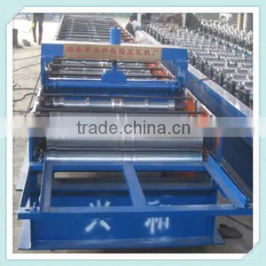 820 Joint-Hidden Trapezoidal Coloured Metal Roofing Sheet Molding Machine thumbnail-2