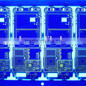 8layer HDI Impedance PCB With Blue Solder-Resist thumbnail-1
