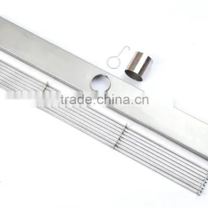 Stainless Steel Linear Shower Floor Drains Grates thumbnail-4