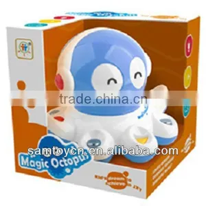B/O Musical Plastic Toy Octopus thumbnail-1