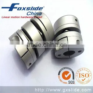 Gear Motor and Ballscrew Shaft Double Disc Couplings With Clamps 12 to 15 mm OD 44x50mm thumbnail-3
