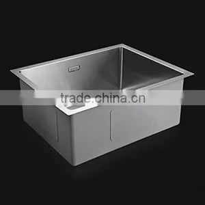 Small Size Kitchen Sink 304 Steel Handmade Sink Single Bowl thumbnail-3