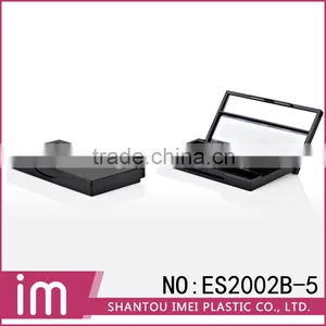 Newest Eyeshadow Packaging Square Black Plastic Containers thumbnail-2