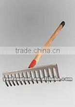 Rail Steel Rakke With Wooden Handle RM004-16L thumbnail-1