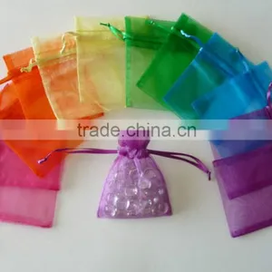 3 x 4 Inch In Tock Organza Bag in 23 Assorted Colors Sheer Organza Pouch thumbnail-1