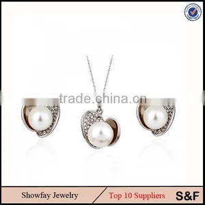 Plated White Gold Wholesale Price Fashion Freshwater Pearl Accessories thumbnail-1