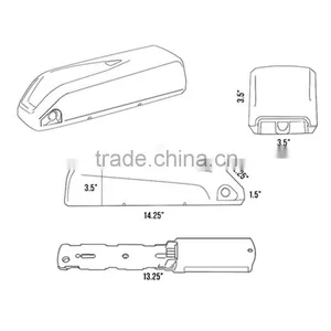 CE 500w Lithium Ion 11Ah 36v Electric Bike Battery thumbnail-5