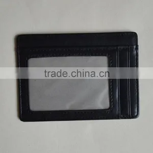 RFID Wallet Leather RFID Blocking Wallet Slim Card Holder Case thumbnail-2