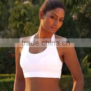 Yoga Set of Tank Top and Capri Bottom in Organic Cotton thumbnail-2