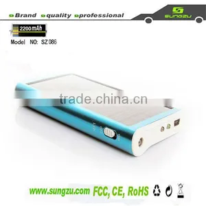 Factory USB Real 2200mah Portable Solar Power Bank Charger With Flashlight thumbnail-1