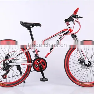 24-inch Mountain Bike 21 Speed Dual Disc Brakes Mountain Bike thumbnail-2