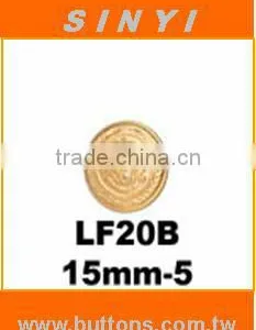 Top Design Sewing Button Brass Made 15mm thumbnail-1
