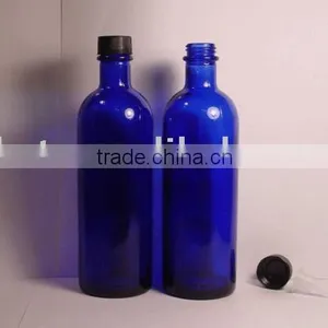 200ml Boston Shape Blue Essential Oil Bottles thumbnail-1