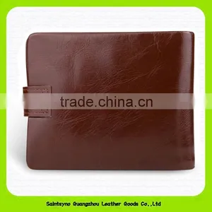 15627A Top Quality Factory Outlet Durable Leather Tri-fold Men Wallet thumbnail-5