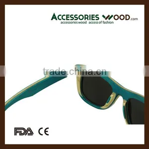 Skateboard Sunglasses China Maple Layered Sun Glass thumbnail-3