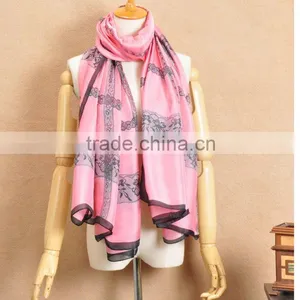 100% Silk China Scarf Fashion Dress thumbnail-1