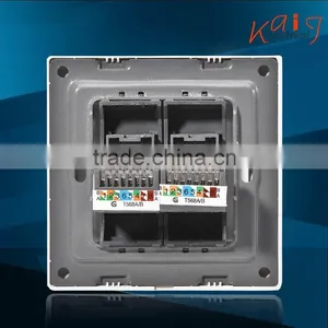 China Factory Direct Sale 2015 Newest UK Double Computer Socket,British Style Socket thumbnail-3
