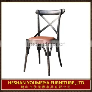 Metal Bistro Chair/Metal Cross Back Chair/Cross Back Chair YG7069 thumbnail-1