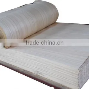 Size 4*8ft 0.20-0.40mm Recon Poplar White Face Veneer / Recon Face Veneer (A Grade) thumbnail-1