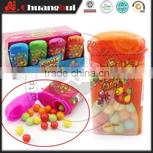 8g Colorful Small Sour Candy Ball in Bottle thumbnail-1