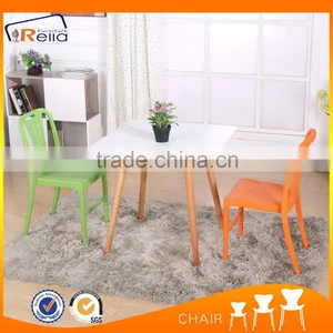 Classic Design Home Furniture Plastic Dining Chair thumbnail-3