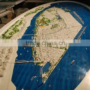 Master Planing Miniature Building Model With LED Lighting System thumbnail-2