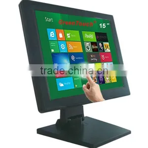 High Quality Industrial 15 Inch Desktop Touch Screen Monitor thumbnail-1
