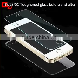 9H 0.33mm 2.5D Wholesale Tempered Glass Front and Back Screen Protector for Iphone 5 5s 5c thumbnail-1