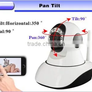 WIFI/WIRE 720P Pan/tilt Onvif ip Camera Speaker Microphone thumbnail-2