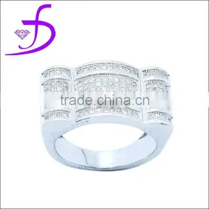 New Charm Design Silver Jewellery Wholesale 925 Sterling Silver Men Ring thumbnail-1