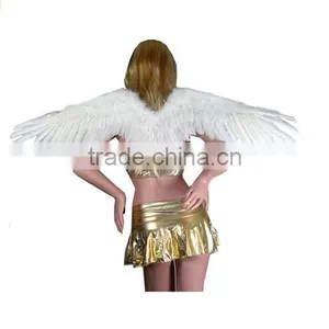 Large Feather Halloween Angel Wings 3 Colors Black, White , Red 114x33cm thumbnail-3
