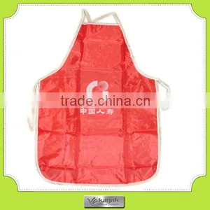 Promotional Red PVC Printing Cheap Apron Custom thumbnail-1