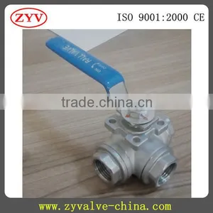 High Quality Three-way 1000psi Ball Valve thumbnail-3