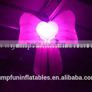 Nylon Cloth Inflatable Lighting Bowknot With LED Remote Control/Lighting Stars thumbnail-2