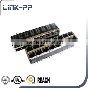 2*N 10/100/1000M Electrical RJ45 Stacked Jack With Led thumbnail-3