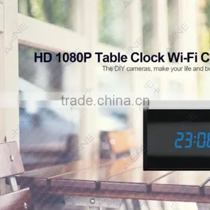 High-tech Multi-functional Item Integrating Spy Table Clock Camera Suppport External 64gb sd Card thumbnail-5