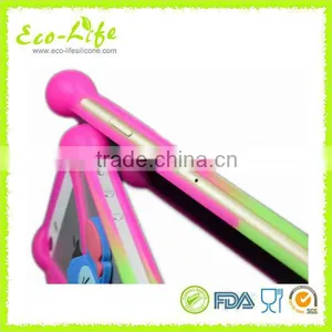 Newest Shockproof Elastic Soft Silicone Universal Phone Case With 3D Cartoon Stand thumbnail-3