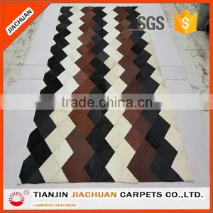 Area Patchwork Cowhide Rug for Living Room thumbnail-4