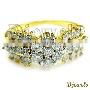 Diamond Gold Wedding Rings, Diamond Engagements Rings, Diamond Jewelry thumbnail-2