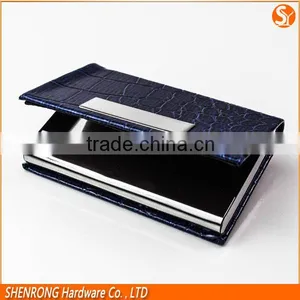 Royalblue Crocodile PU Leather Name Card Case /card Holder With Good Handfeeling thumbnail-5